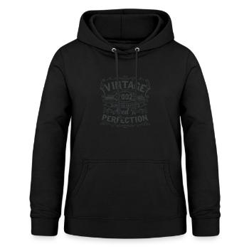 Limited Edition 2002 Vintage. Aged to Perfection - Women's Hoodie - black - Front - AI Model Female 172 light (172cm)