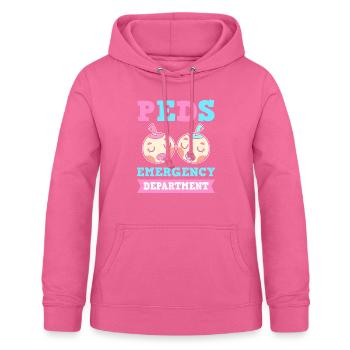 PEDS Notaufnahme. Neugeborene NICU - Frauen Hoodie - Pink - Vorne - AI Model Female 172 light (172cm)