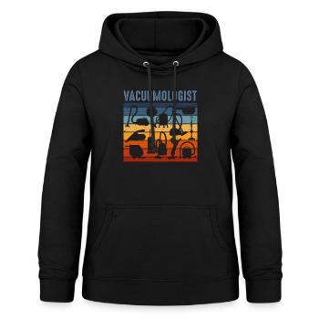 Staubsauger - Frauen Hoodie - Schwarz - Vorne - AI Model Female 172 light (172cm)