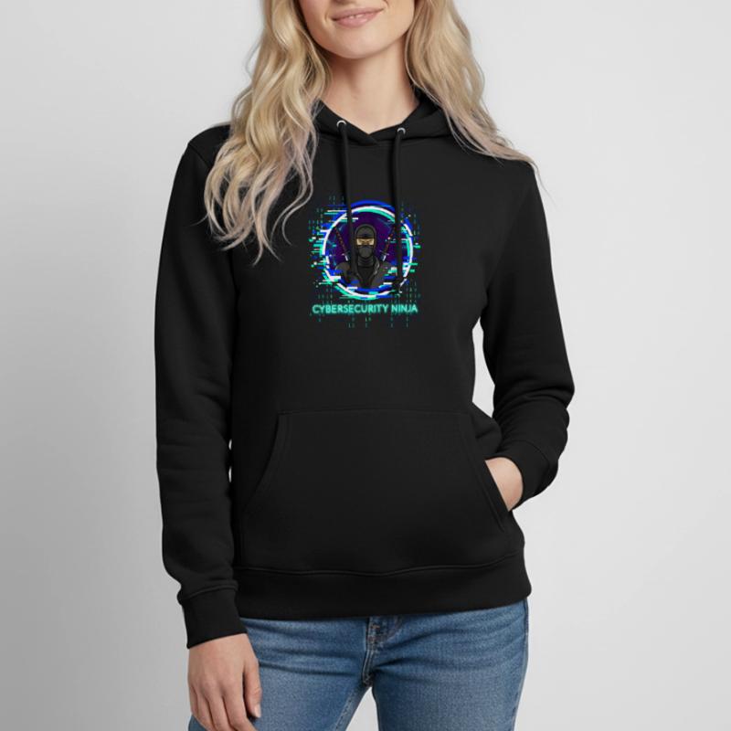 Cybersecurity Ninja Code Programmer Nerd Women's Hoodie