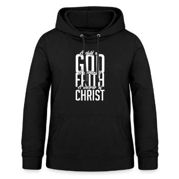 Inspirierendes Kämpfen Gebet erhebend - Frauen Hoodie - Schwarz - Vorne - AI Model Female 172 light (172cm)