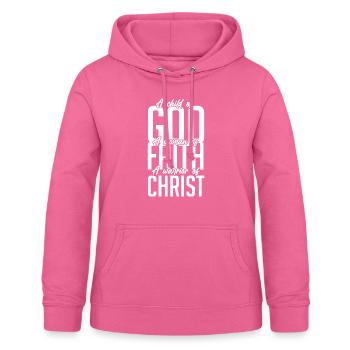 Inspirierendes Kämpfen Gebet erhebend - Frauen Hoodie - Pink - Vorne - AI Model Female 172 light (172cm)