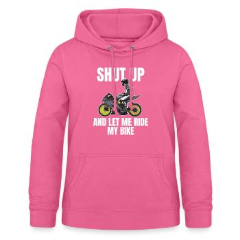 Motorcycle Lifestyle / Motorrad / Motorräder biker - Frauen Hoodie - Pink - Vorne - AI Model Female 172 light (172cm)