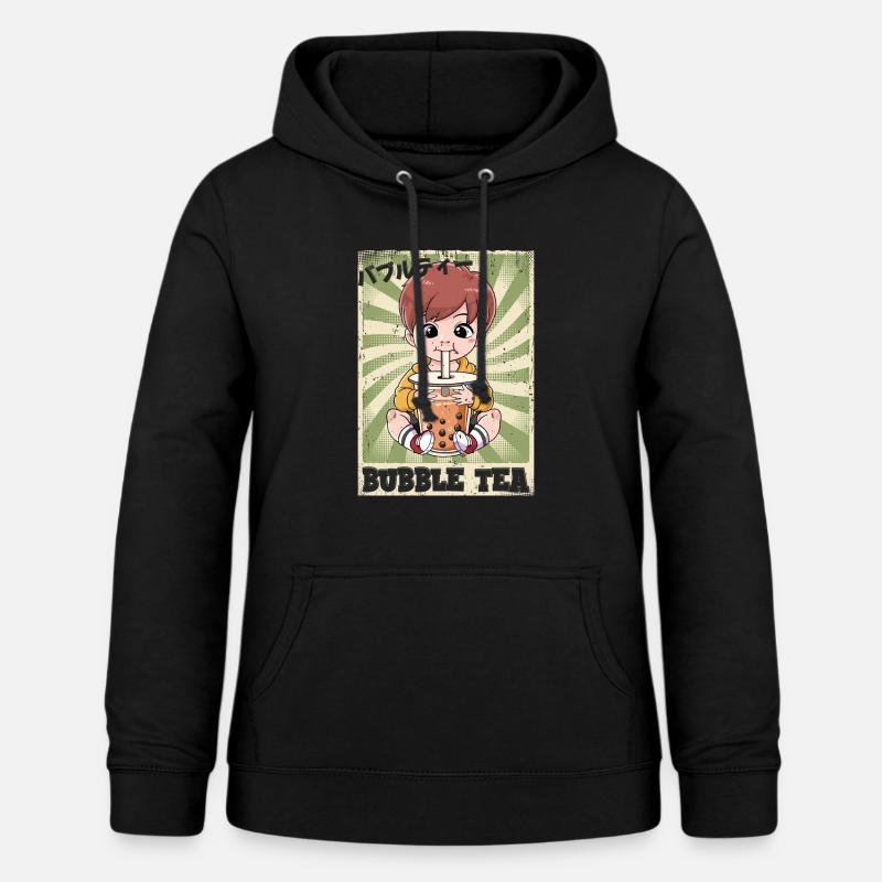 Boba Tea Boy Bubble Tea - Sweat à capuche Femme - noir
