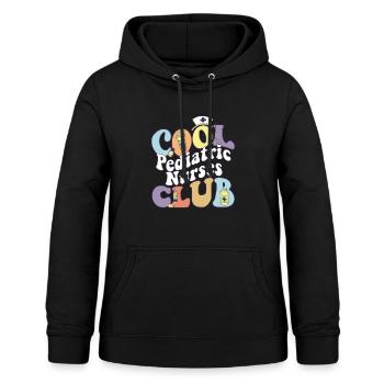 Cool Pediatric Nurses Club Pedia Squad Pediatrist - Frauen Hoodie - Schwarz - Vorne - AI Model Female 172 light (172cm)