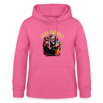 Piss Drinker 35 - Frauen Hoodie - Pink - Vorne - AI Model Female 172 light (172cm)