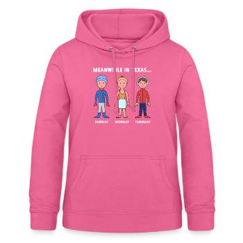 Texas Weather Change Design pour les fiers Texans - Sweat à capuche Femme - rose - Devant - AI Model Female 172 light (172cm)