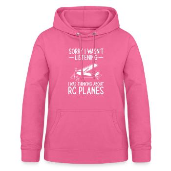 Modèle d’avion télécommandé - Sweat à capuche Femme - rose - Devant - AI Model Female 172 light (172cm)