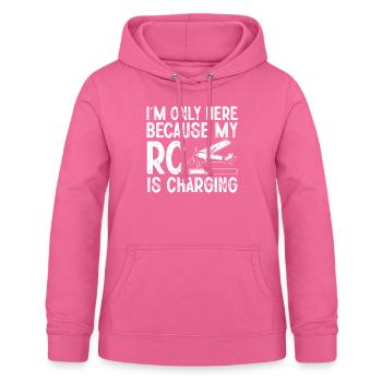 Modèle d’avion télécommandé - Sweat à capuche Femme - rose - Devant - AI Model Female 172 light (172cm)