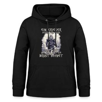 Ragnar Legendärer Krieger Wikinger Nordisch - Frauen Hoodie - Schwarz - Vorne - AI Model Female 172 light (172cm)
