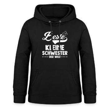 Geschwister Schwestern Schwester - Frauen Hoodie - Schwarz - Vorne - AI Model Female 172 light (172cm)