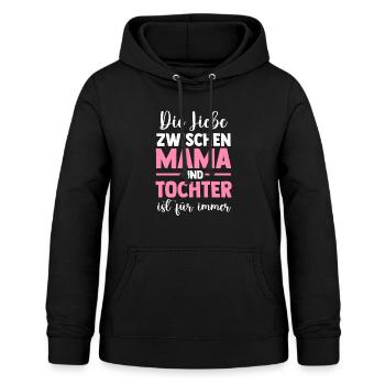 Mutter Muttertag Tochter Mama - Frauen Hoodie - Schwarz - Vorne - AI Model Female 172 light (172cm)