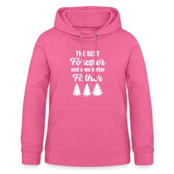 The best forester's father and even better father - Women's Hoodie - pink - Front - AI Model Female 172 light (172cm)