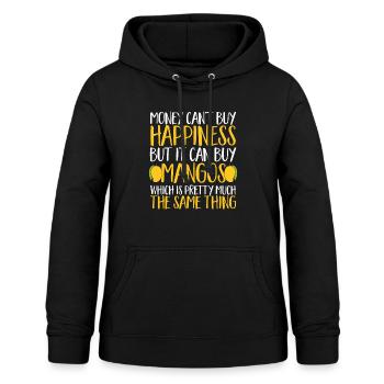 Mango Frucht Mango - Frauen Hoodie - Schwarz - Vorne - AI Model Female 172 light (172cm)