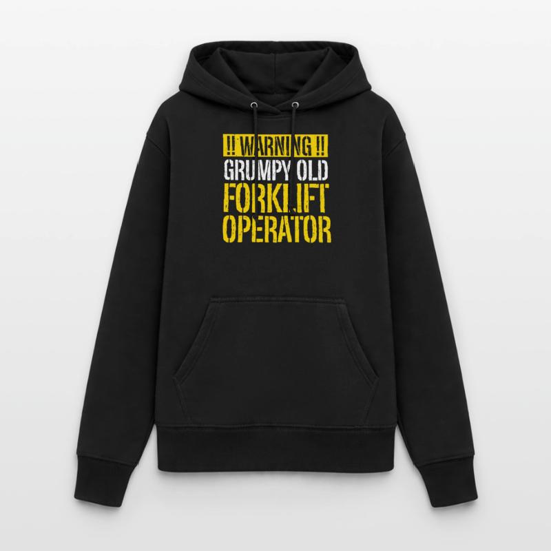 Forklift Driver Grumpy Old Forklift Operator Forkl Frauen Hoodie