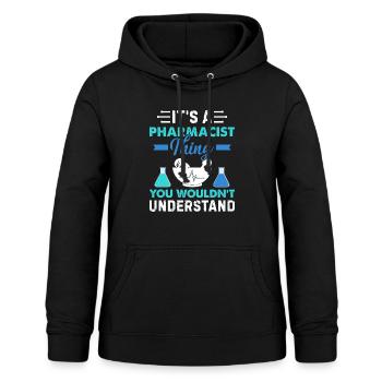 Apotheker Ding Apotheke - Frauen Hoodie - Schwarz - Vorne - AI Model Female 172 light (172cm)