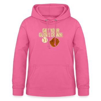 Descendez votre gant 2 - Sweat à capuche Femme - rose - Devant - AI Model Female 172 light (172cm)