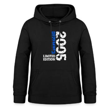 2005 Dezember Limited Edition 18. Geburtstag Deko - Frauen Hoodie - Schwarz - Vorne - AI Model Female 172 light (172cm)