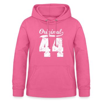 44 Original 80 Years Man Wife Birthday - Women's Hoodie - pink - Front - AI Model Female 172 light (172cm)