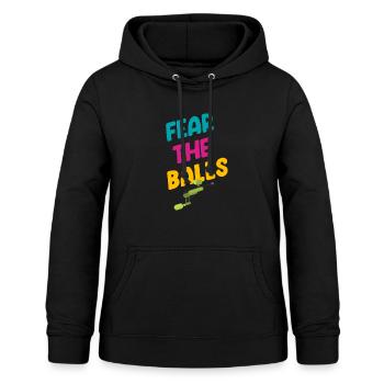 Fear The Balls Funny - Women's Hoodie - black - Front - AI Model Female 172 light (172cm)