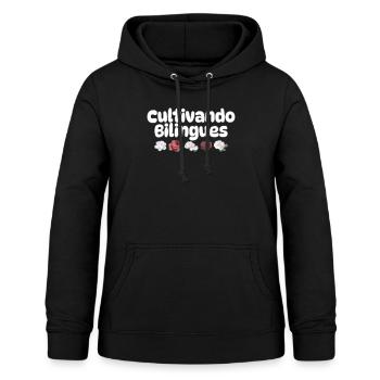 Cultivando Bilingües Spanischlehrer Bekleidung - Frauen Hoodie - Schwarz - Vorne - AI Model Female 172 light (172cm)