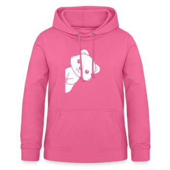Humor little weasel - Women's Hoodie - pink - Front - AI Model Female 172 light (172cm)