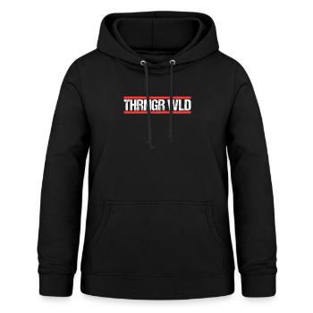 Thüringer Wald - Frauen Hoodie - Schwarz - Vorne - AI Model Female 172 light (172cm)