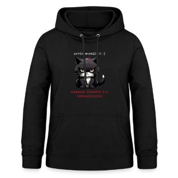 Ganz dünnes Eis - Frauen Hoodie - Schwarz - Vorne - AI Model Female 172 light (172cm)
