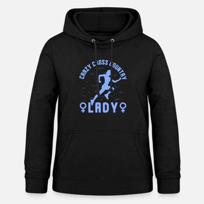 Cadeau de course XC drôle XC Runner Edition - Sweat à capuche Femme - noir