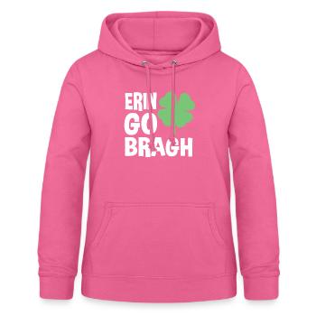 Erin Go Bragh – St. Patrick's Day - Frauen Hoodie - Pink - Vorne - AI Model Female 172 light (172cm)