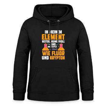 Chemiker Wissenschaft Physik Chemie - Frauen Hoodie - Schwarz - Vorne - AI Model Female 172 light (172cm)