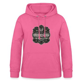 Road Trip Guerrier 7 - Sweat à capuche Femme - rose - Devant - AI Model Female 172 light (172cm)