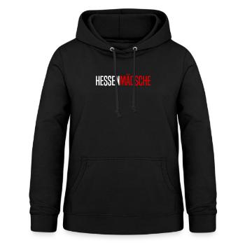Hessenmädsche Hessen Hessian Hessian dialect - Women's Hoodie - black - Front - AI Model Female 172 light (172cm)