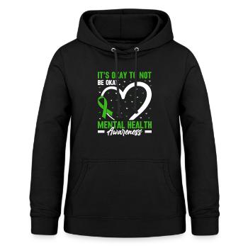 psychische Gesundheit Psychologe Depression - Frauen Hoodie - Schwarz - Vorne - AI Model Female 172 light (172cm)