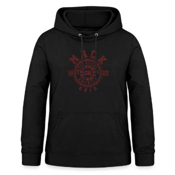 Mack OH | Ohio Souvenir & Geschenk - Frauen Hoodie - Schwarz - Vorne - AI Model Female 172 light (172cm)