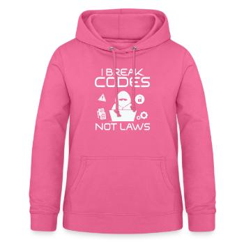Ethische Hacker-Cybersicherheitsexpertise - Frauen Hoodie - Pink - Vorne - AI Model Female 172 light (172cm)
