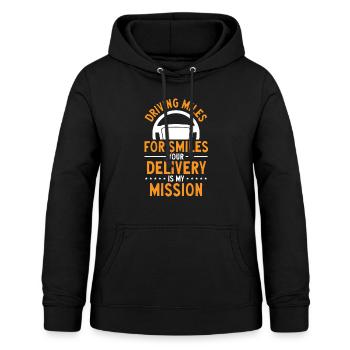 Supplier Package Delivery - Women's Hoodie - black - Front - AI Model Female 172 light (172cm)
