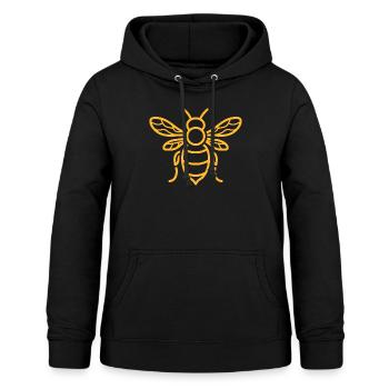 Abeille - Sweat à capuche Femme - noir - Devant - AI Model Female 172 light (172cm)