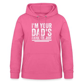 Your father's favorite vehicle - Women's Hoodie - pink - Front - AI Model Female 172 light (172cm)