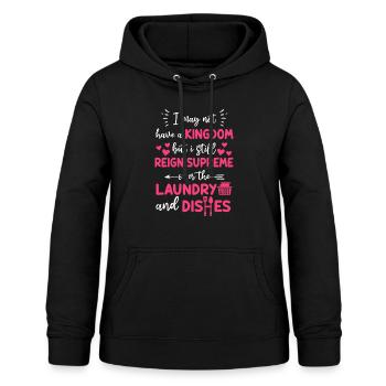Herrschaft über Wäsche und Geschirr Hausfrau - Frauen Hoodie - Schwarz - Vorne - AI Model Female 172 light (172cm)