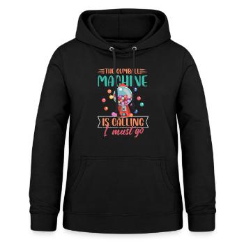 The Gumball Machine Is Calling I Must Go Bubblegum - Frauen Hoodie - Schwarz - Vorne - AI Model Female 172 light (172cm)