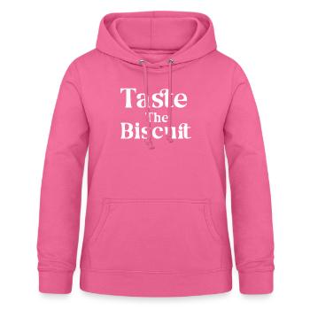 Schmecke den Keks Schmecke die Güte - Frauen Hoodie - Pink - Vorne - AI Model Female 172 light (172cm)