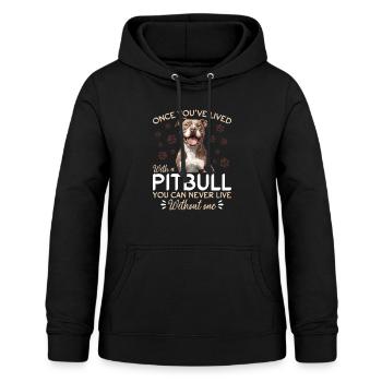 Pitbull Terrier Dog Owner - Frauen Hoodie - Schwarz - Vorne - AI Model Female 172 light (172cm)