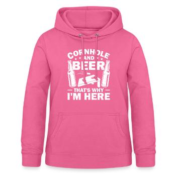 Costume de hot-dog Tenue de camping - Sweat à capuche Femme - rose - Devant - AI Model Female 172 light (172cm)
