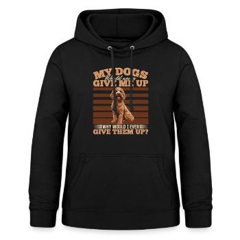 Goldendoodle Dog Owner - Frauen Hoodie - Schwarz - Vorne - AI Model Female 172 light (172cm)