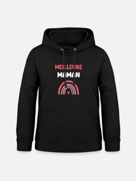 Bestes Regenbogen-Mama-Mutter-Geschenk - Frauen Hoodie - Schwarz