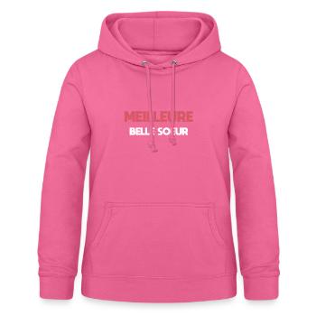 meilleure belle soeur - Sweat à capuche Femme - rose - Devant - AI Model Female 172 light (172cm)