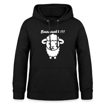 Sheep - Women's Hoodie - black - Front - AI Model Female 172 light (172cm)