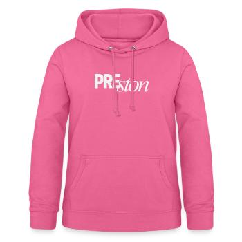 Preston Personal Name - Women's Hoodie - pink - Front - AI Model Female 172 light (172cm)