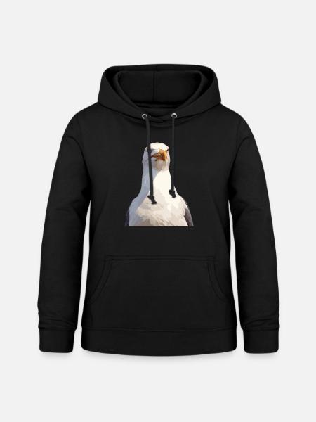 Möwen Möwe - Frauen Hoodie - Schwarz
